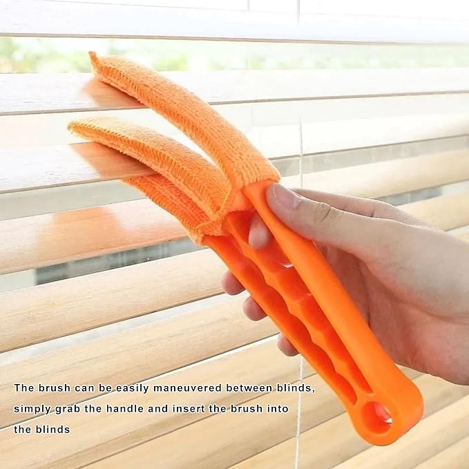 4 PCS Blind Cleaner Duster Tool, 7 Finger Handheld Window Shutters Duster - Image 3