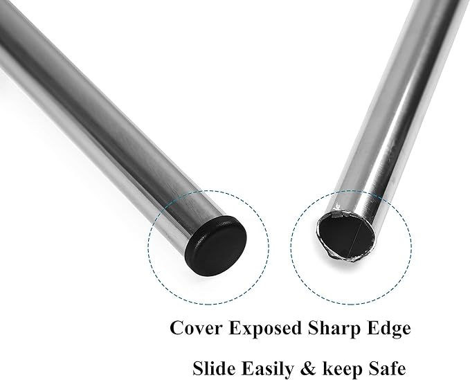 Furnigear Plastic Plugs Tubing End Caps Chair End Caps 1 3/16" Outside Bottom - Image 4