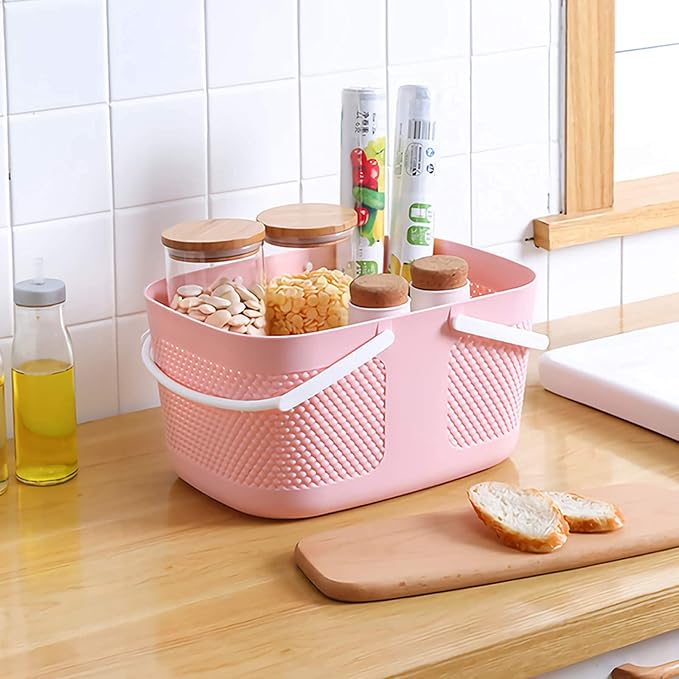 Shower Caddy Basket, Portable Large Capacity Thickened Plastic Organizer - Image 4