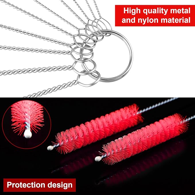 Reusable Straw Cleaning Brushes Bottle Test Tube Long Straw Cleaning Brush - Image 3