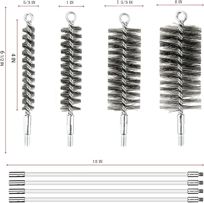 50 in Pipe Cleaning Brush Set - Image 2