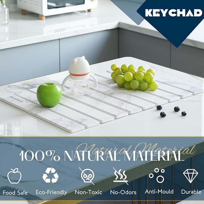 Large Stone Drying Mat for Kitchen Counter - Image 5