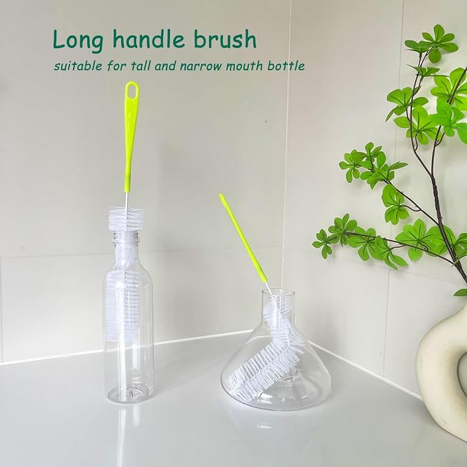 Water Bottle Brush with 5-in-1 Multi-Function, Baby Bottle Brush - Image 7