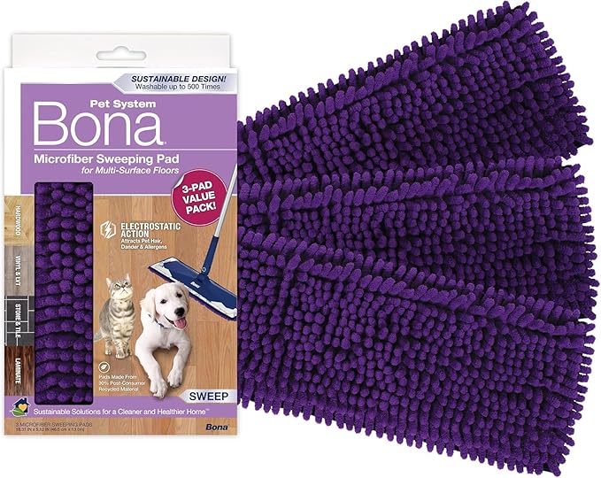 Bona Pet System Microfiber Sweeping Pads by Bona