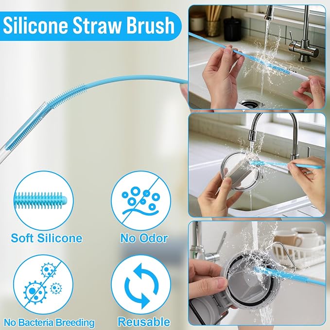 XANGNIER 4 PCS Water Bottle Cleaner Brush Set - Image 5