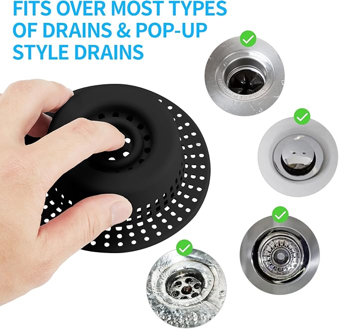 Bathtub Drain Hair Catcher, Shower Hair Drain Catcher Upgraded Protector - Image 5