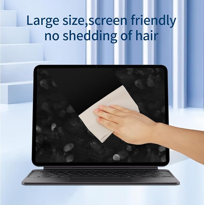 2 Pack Microfiber Suede Polishing Cloth - Image 6