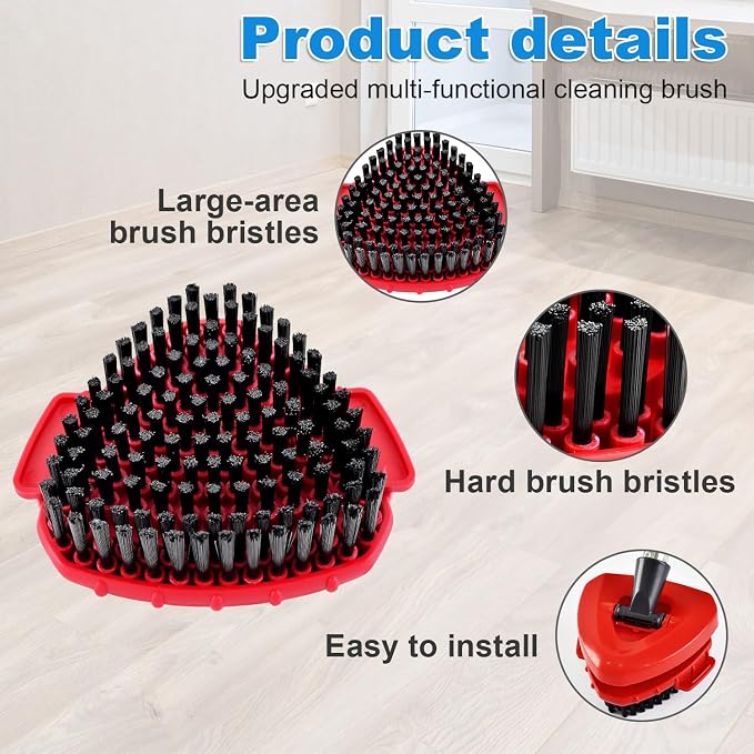 2 Pack Upgrade Scrub Brush Replace Heads Compatible - Image 2