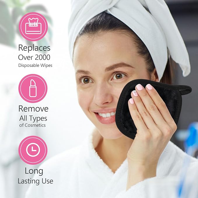 Orighty Makeup Remover Cloths 12 Pack, Makeup Removal Face Cleansing Cloth - Image 7