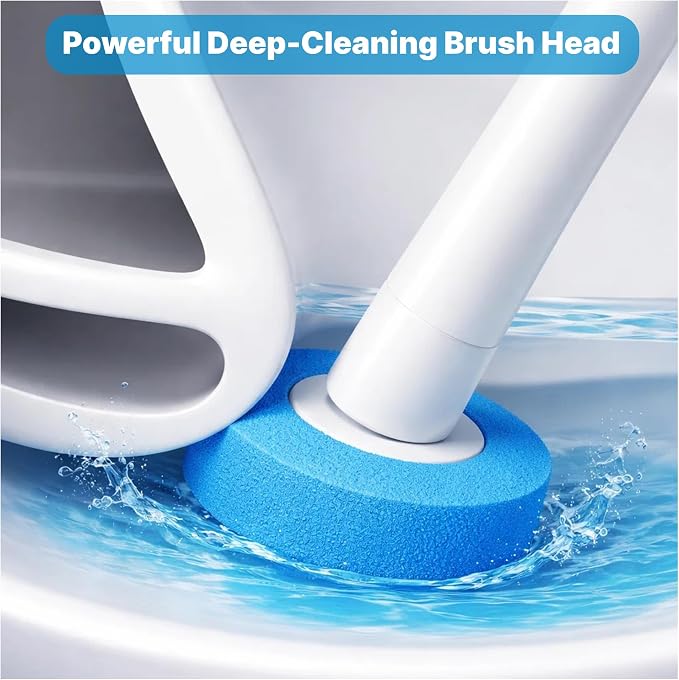 CiLoN 24pcs Disposable Toilet Brush Sponge Head Refills, 5-Layer Pre-Loaded - Image 4