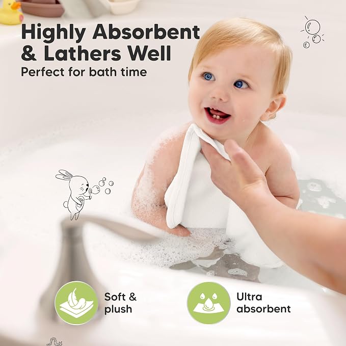 6-Pack Baby Washcloths - Image 3