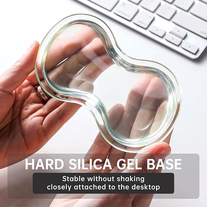 Mouse Pad with Wrist Rest, Soft Cloud Gel Keyboard Mouse Pad Set with Hand - Image 5
