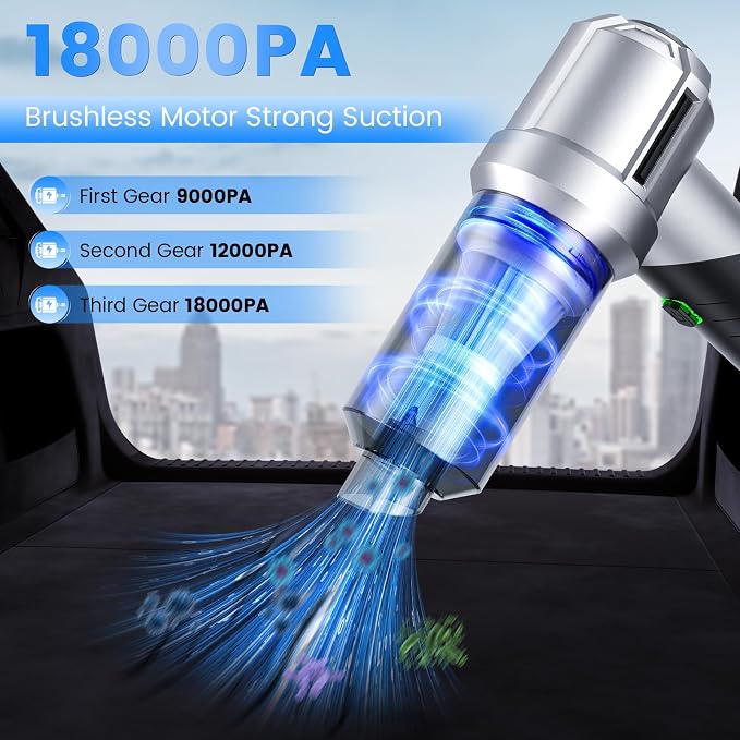 Arify Pro Car Vacuum Portable Cordless - Image 2