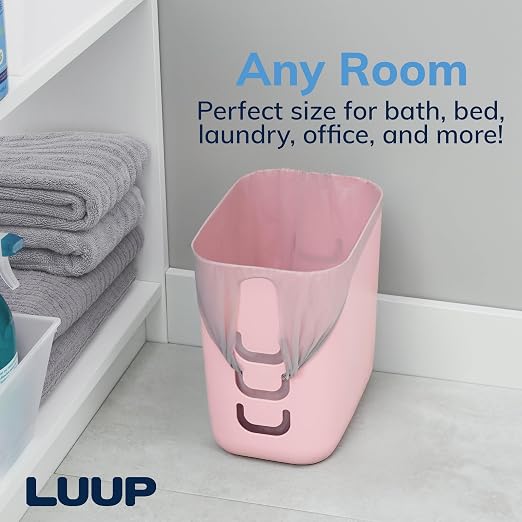 STORi Luup Bathroom Wastebasket, Secure Grocery Bags, Plastic Garbage Container - Image 7