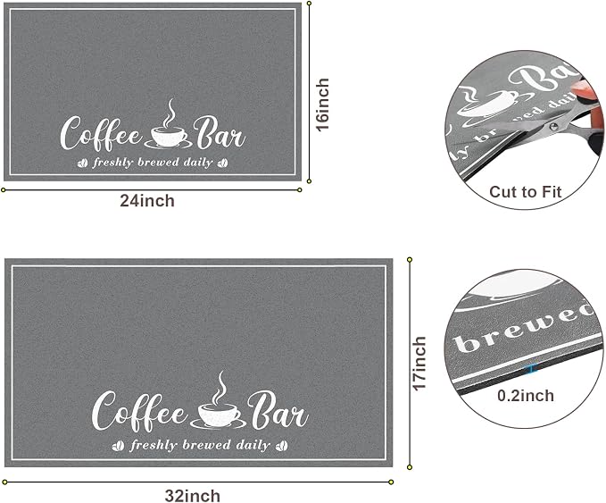 Absorbent Coffee Mat, Fashion Dish Drying Mat - Image 2