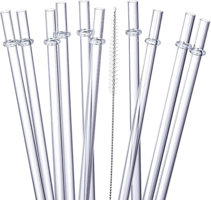 24 Pack, HIGHLY Transparent Reusable Plastic Straws - Image 8