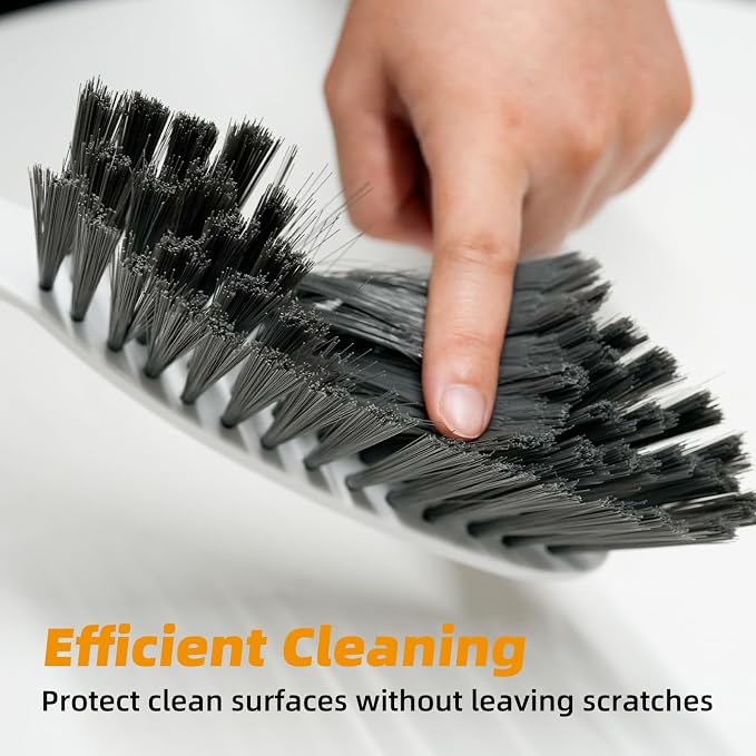 Small Broom and Dustpan Set, 13 x 8.7 inch, Hangable Portable Cleaning - Image 6