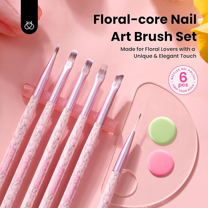 Beetles Gel Polish Nail Art Brushes Set - Image 2