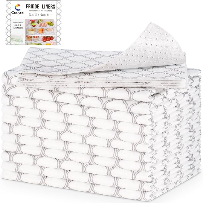 Cooyes Refrigerator Shelf Liners by Cooyes