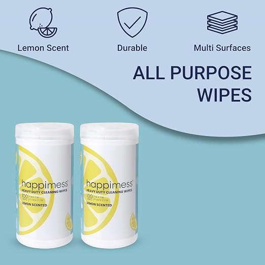 happimess WPE1002A-2SET All-Purpose Cleaning Wipes, Heavy Duty Multi-Surface - Image 4