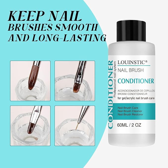 LOUINSTIC Nail Art Brush Cleaner 2 oz - Image 5