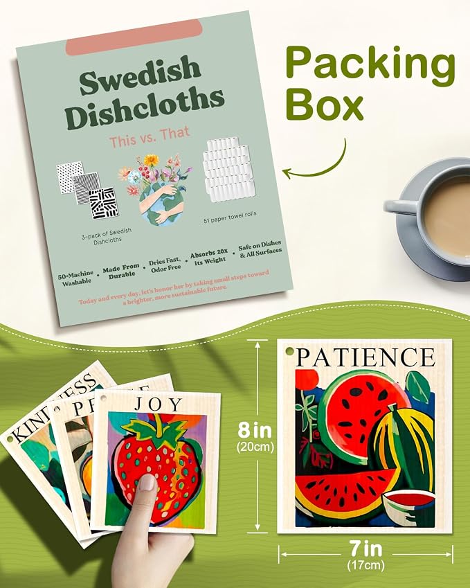 Swedish Dishcloths for Kitchen - Image 2