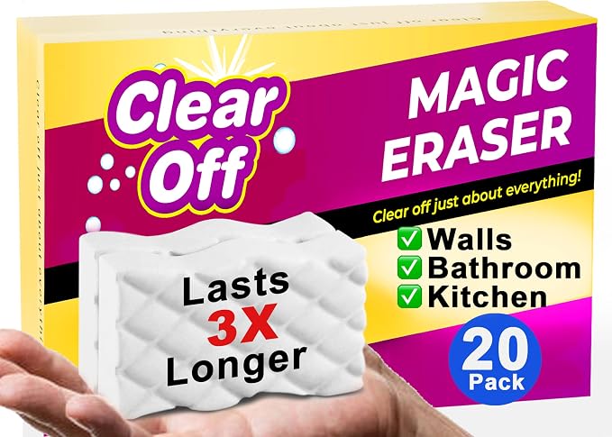 20 Pack Upgraded Magic Sponge Eraser Extra Large Super Powerful - Image 3