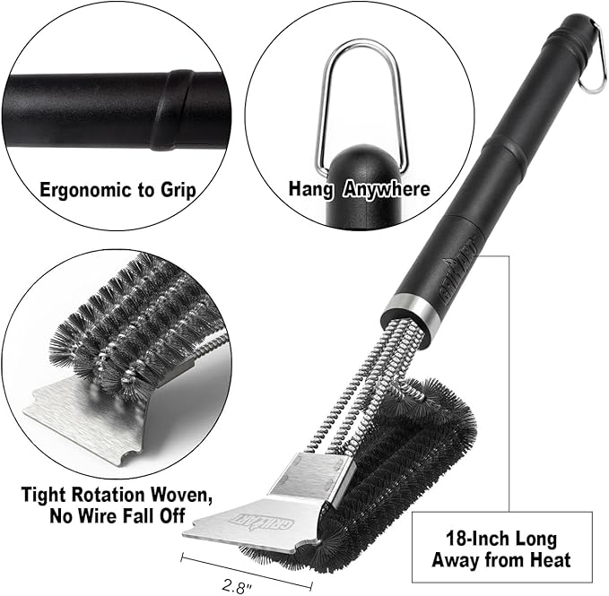 GRILLART Grill Brush and Scraper BBQ Brush - Image 5
