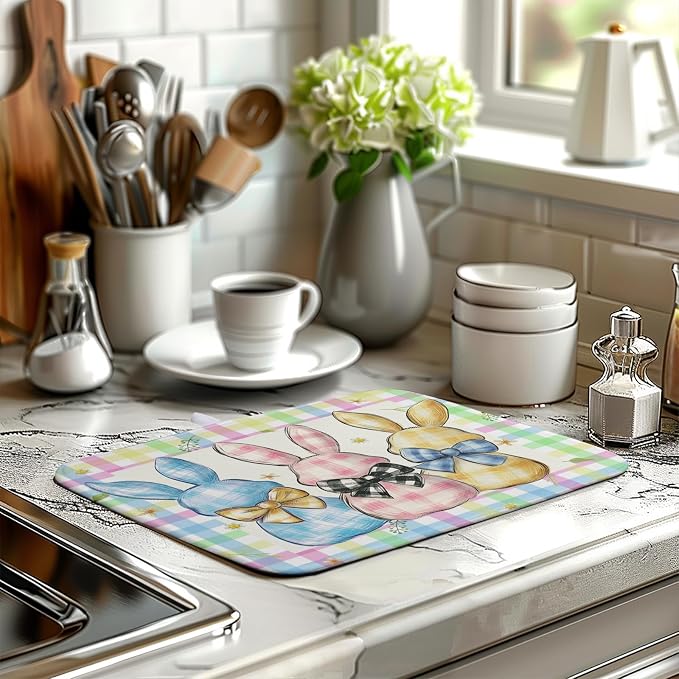Easter Drying Mat for Kitchen Counter - Image 6