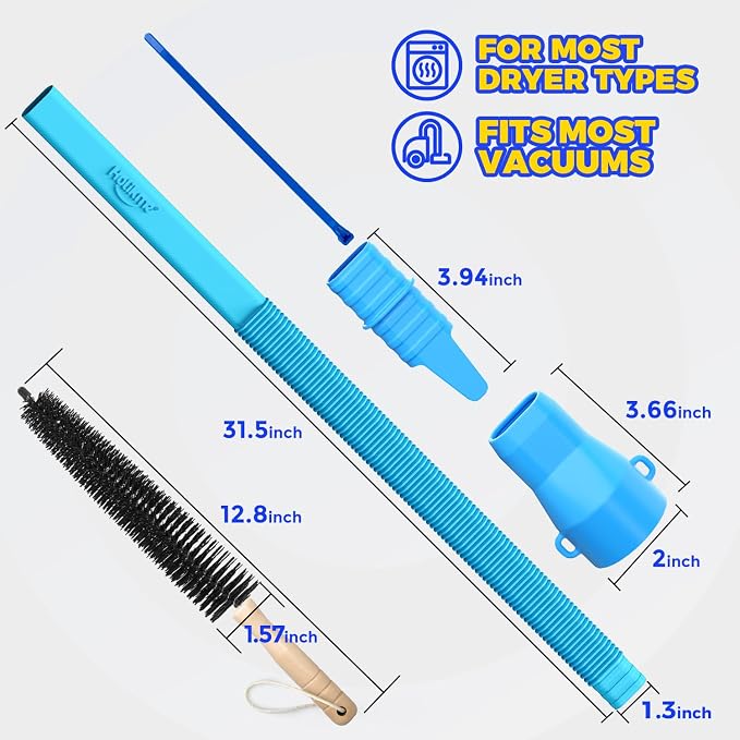 Holikme 3 Pieces Dryer Vent Cleaner Kit - Image 6