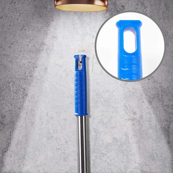 Cobweb Duster with Extension Pole, Washable Cleaning Duster Kit with 2 Duster - Image 7