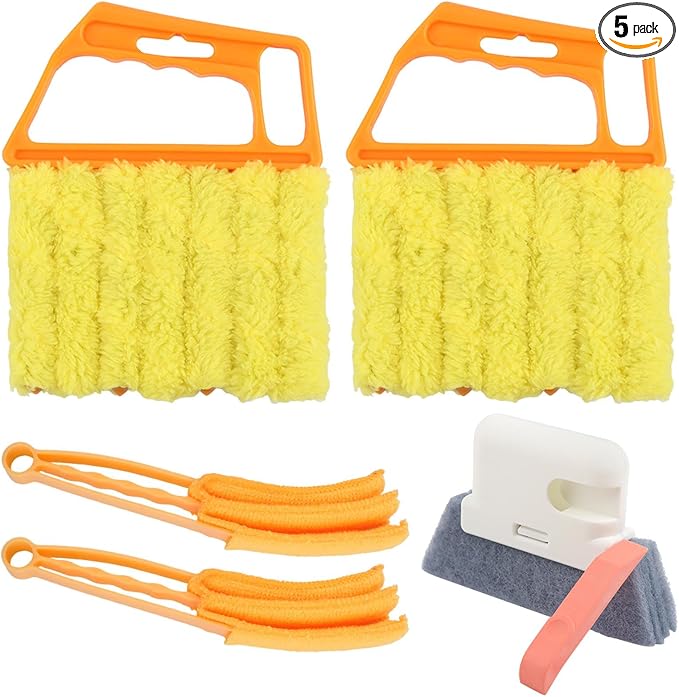 5Pcs Window Blind Cleaning Set, Window Venetian Blind Cleaner Duster Tool by Unknown