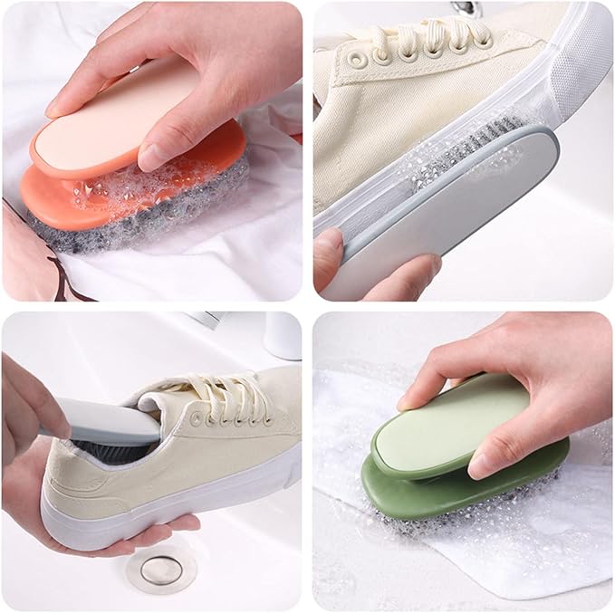 Household Small Scrub Brushes Laundry Cleaning Board Brush Easy Grip Shoe Brush - Image 6