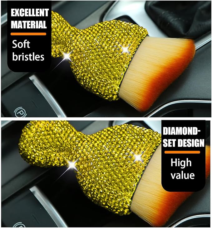 zipelo Auto Interior Dust Brush, Car Detailing Cleaning Brush - Image 5