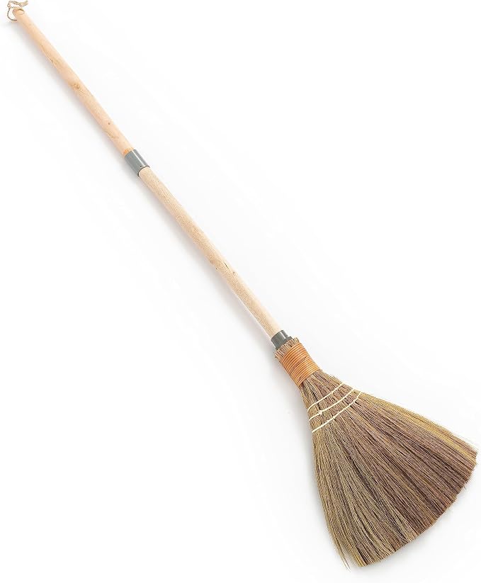 BMart Home Vietnamese Broom, Long Handle Indoor & Outdoor Floor Sweeper by WelcometoBMartHome