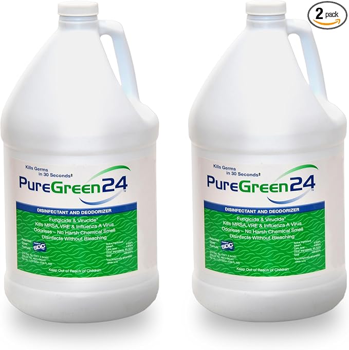 PureGreen24 Safe & Effective Disinfectant. Kills Deadly Germs including RSV by PUREGREEN24