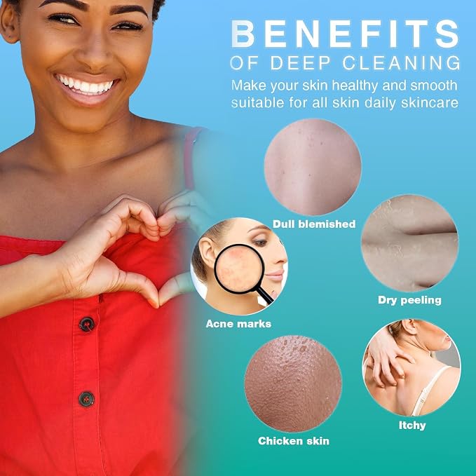 UJFQBH 6 Pieces African Net Sponge Long Bath Sponge Exfoliating Shower Body - Image 4