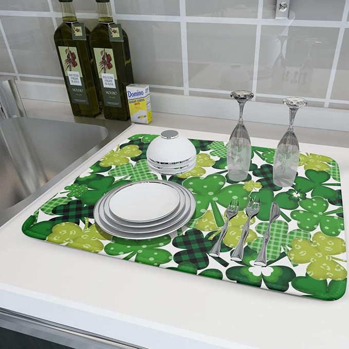 Khope St Patrick's Day Dish Drying Mat - Image 6