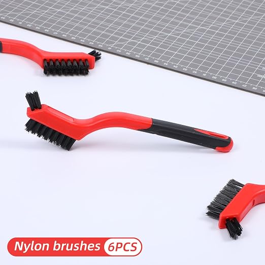 6 Pack Nylon Brush for Cleaning Small Cleaning Brushes Mini Nylon Brush Set for - Image 6