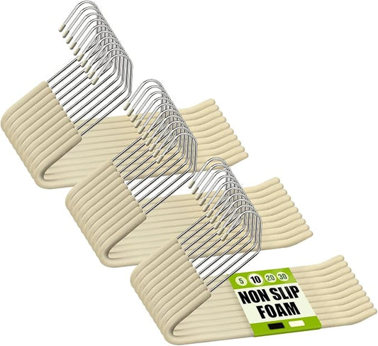 Spring Fever Open Ended Non Slip Sponge Padded Pants Hangers by SpringFever