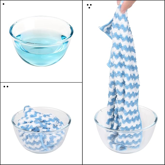 uxcell Microfiber Cleaning Cloth, 12 Pack Kitchen Towels - Image 4
