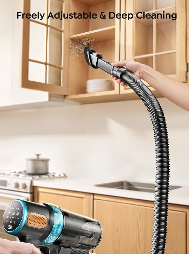 Cordless Vacuum Cleaner, 650W 55KPA 70Mins Vacuum Cleaners - Image 4