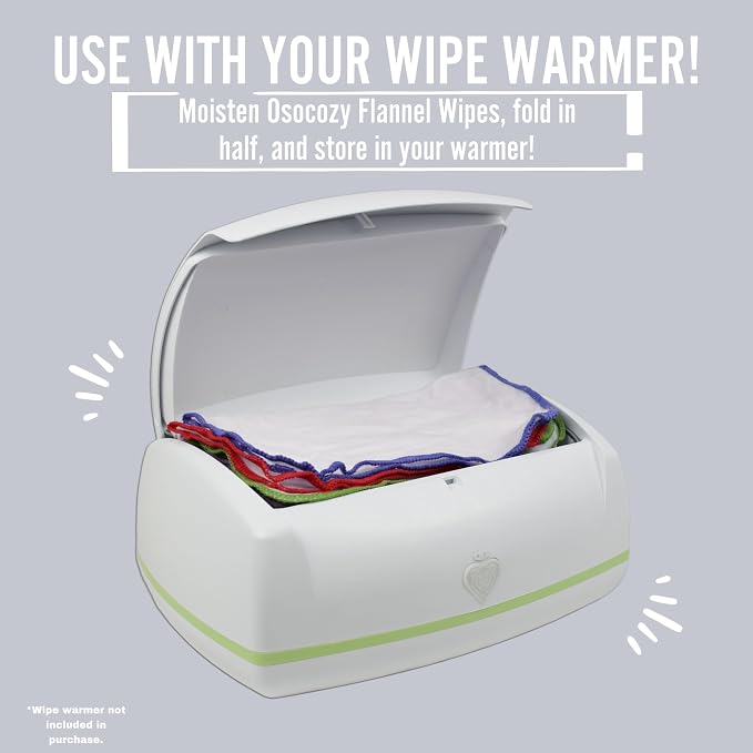 OsoCozy Flannel Cloth Baby Wipes - Image 7