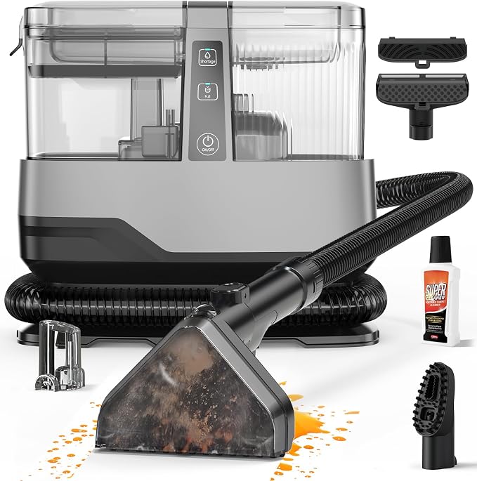 Portable Carpet & Upholstery Spot Cleaner Machine 20Kpa Power Suction Carpet by OmeserForaSereneHome