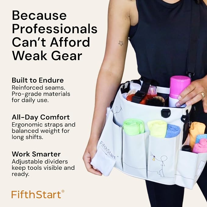 FifthStar Cleaning Caddy Bag for Professionals - Image 8