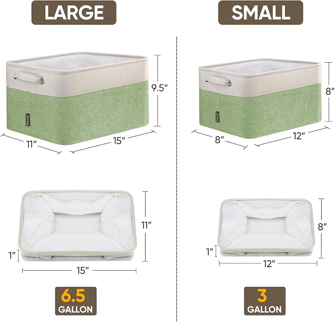 BALEINE 1 Pack Fabric Storage Bins - Image 2
