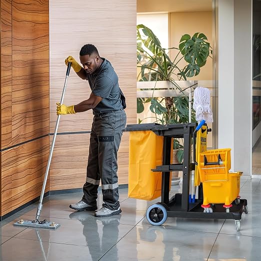 Simpli-Magic Commercial Cleaning Cart - Image 6