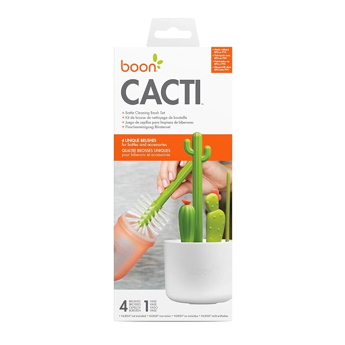 Boon Cacti Bottle Cleaning Brush Set - Image 9