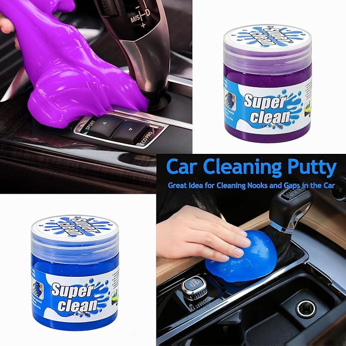 Car Cleaning Gel 2-Pack – Universal Car Cleaning Putty - Image 4