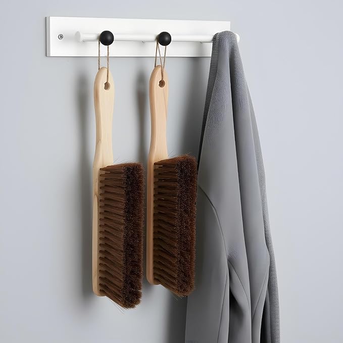 8 Pieces Wooden Dust Brush Bulk Hand Broom Bench Soft Bristle Cleaning Brushes - Image 5